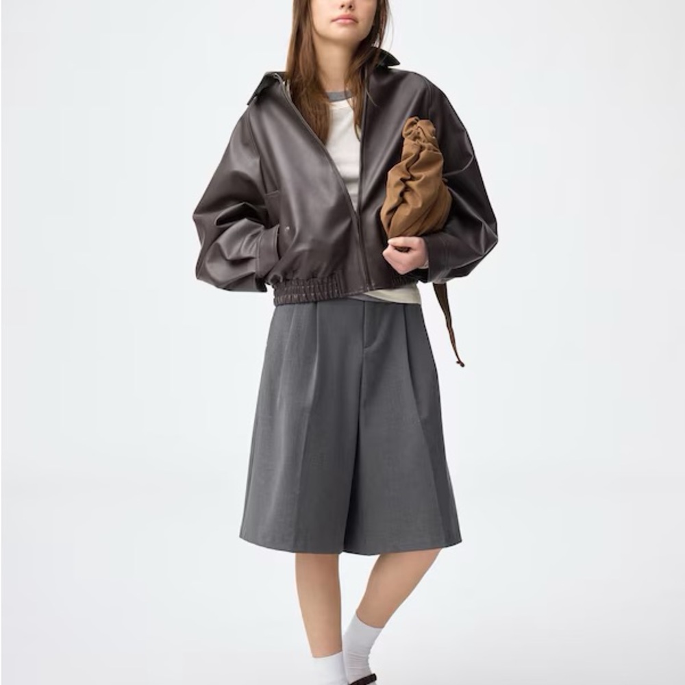 GU Gray Bermuda Shorts